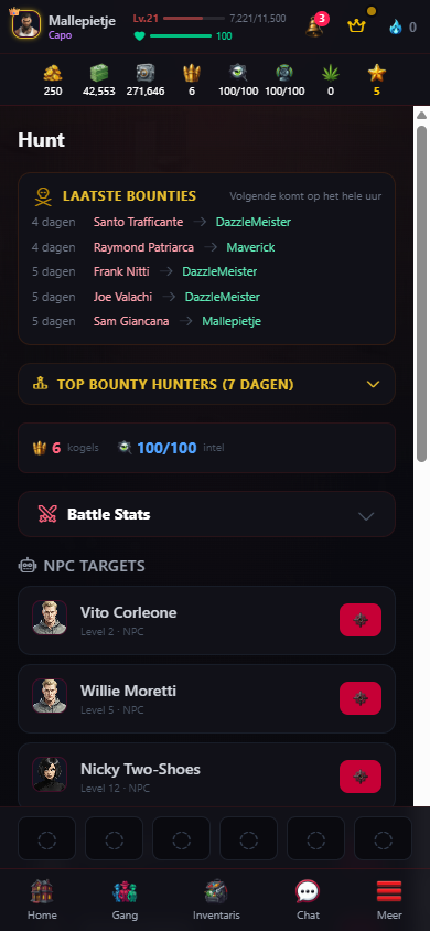 Hunt & PvP